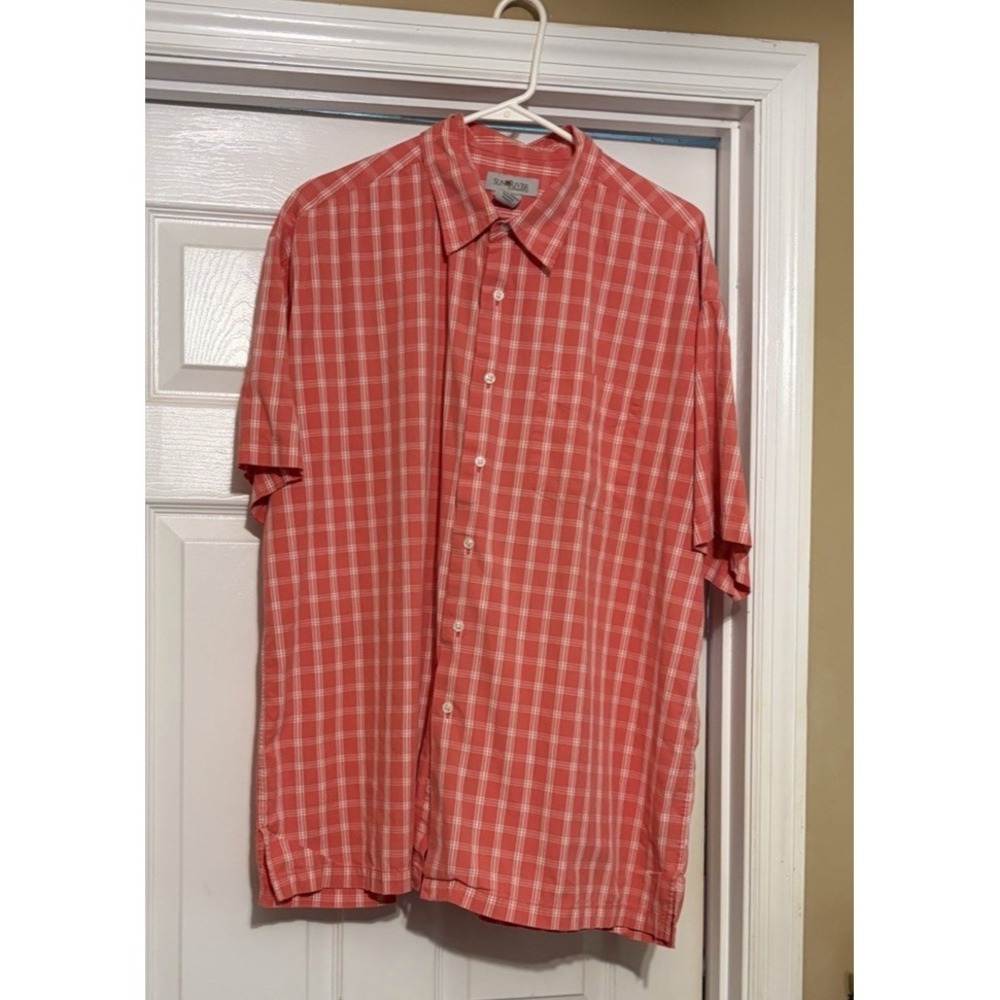 Men's Size XL Shirts; Sun River Clothing Co Coral Button Up Shirt, Men's XL